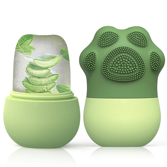 Ice Facial Contour Roller Massage Green