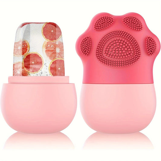 Pink Ice Facial Contour Roller Massage